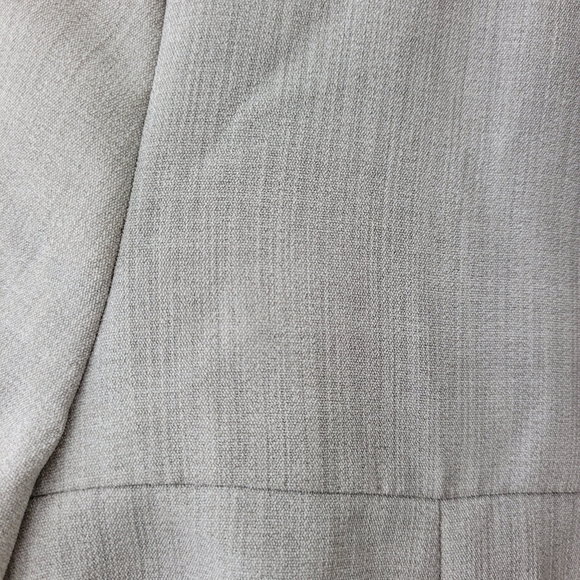 Grey Short Sleeve Women's  Blazer Shacket Jacket Size 8 - Picture 4 of 9